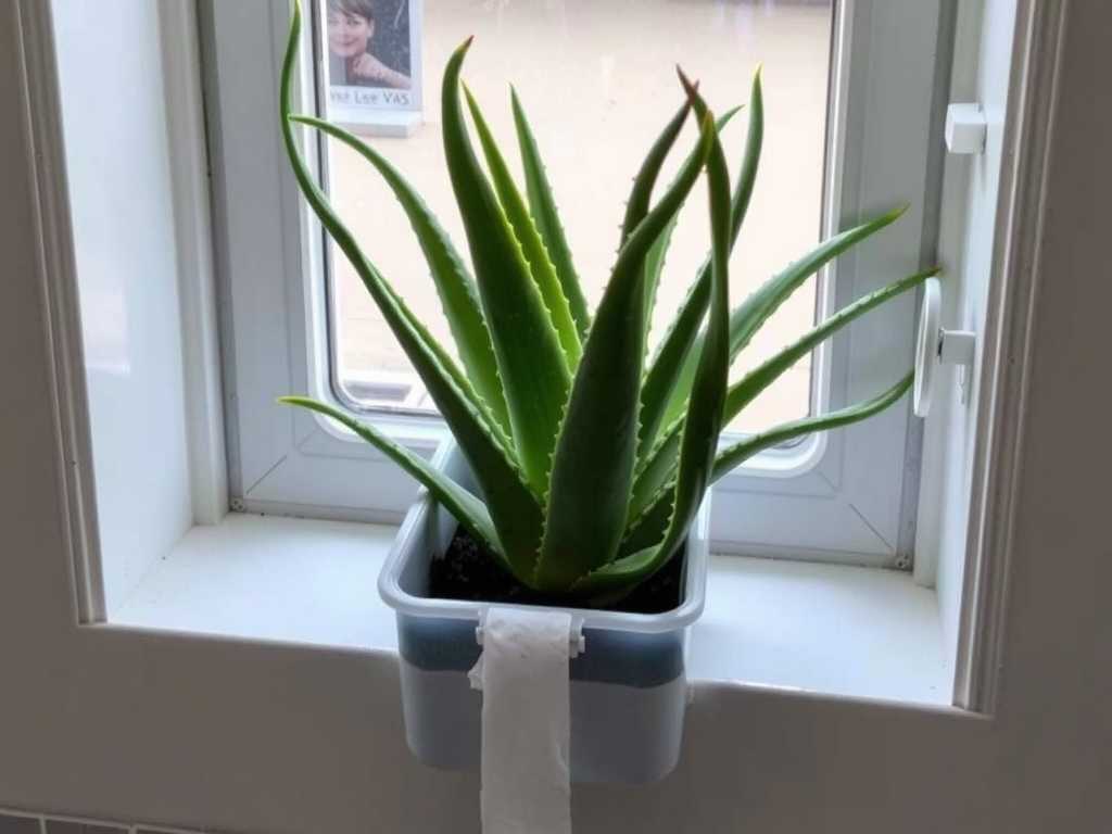 How to Grow Aloe Vera in a Small Bathroom Window