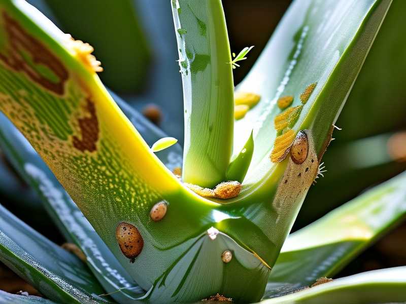 How to prevent aloe leaf yellowing from hidden pest and disease problems