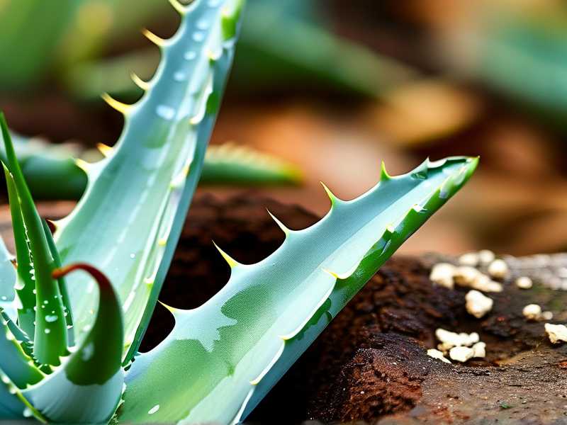 How to stop brown leaf spot disease spreading across mature aloe leaves