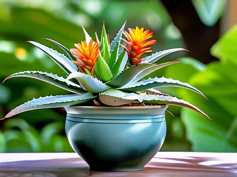 How to keep potted aloe thriving under intense summer high temperatures