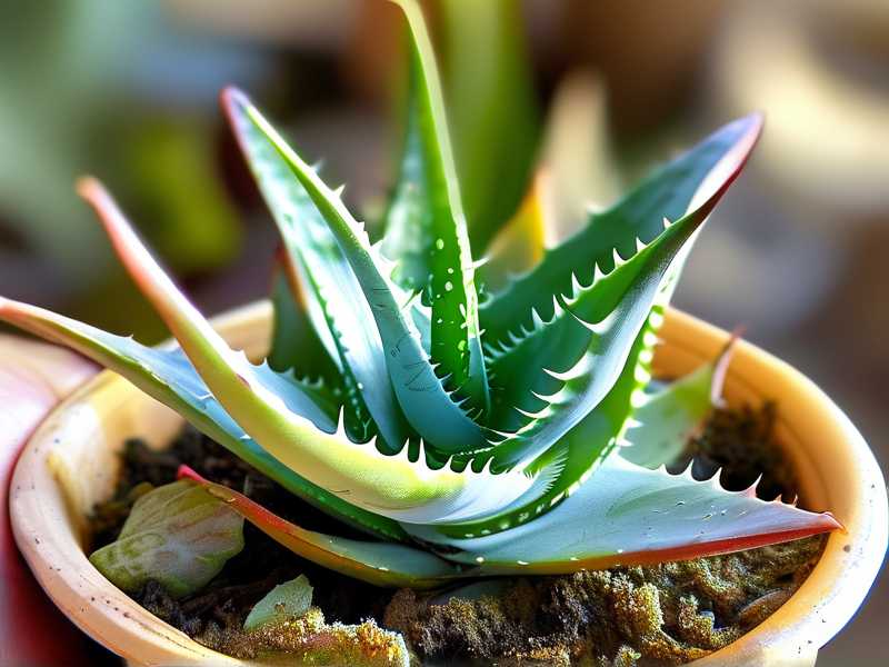 How to trim irregular bottom foliage for aloe health