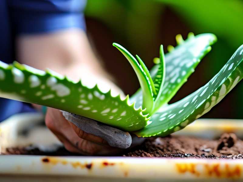 How to fix slow new leaf growth after aloe pruning