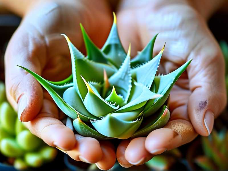 How to handle weak aloe pups for targeted cultivation