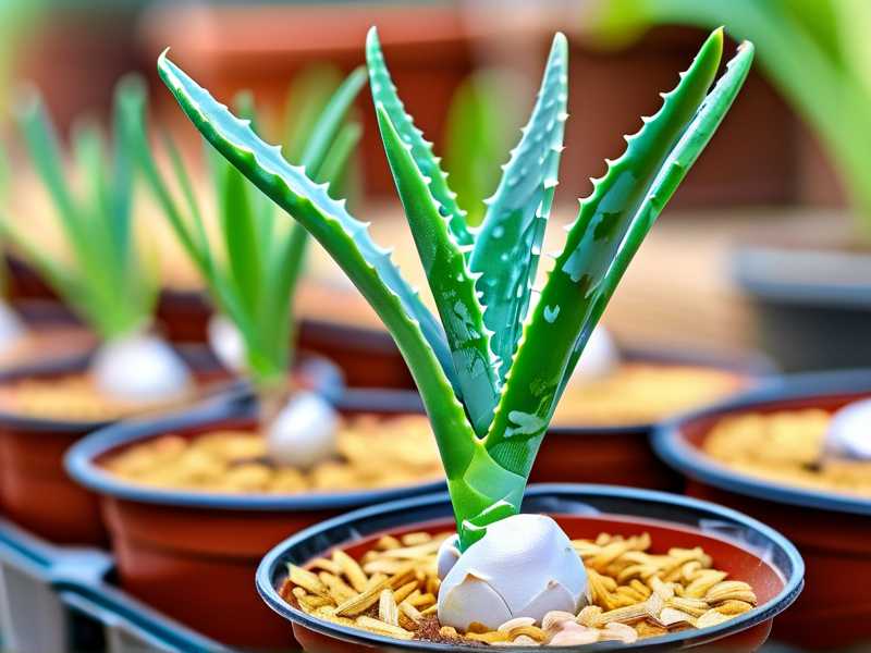 How to promote compact growth of propagated aloe seedlings