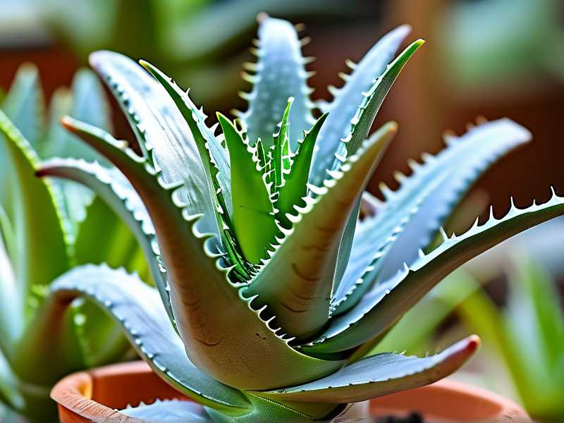 How to trim sparse bottom leaves to improve aloe ventilation