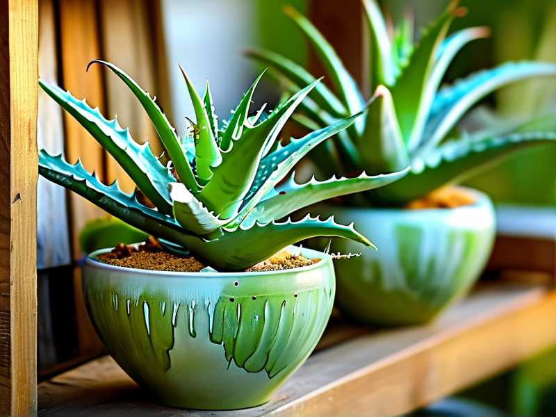 How to trim aging foliage to refresh aloe plant vitality