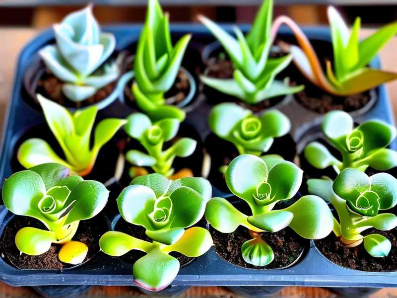 How to promote thick foliage growth for young aloe pups