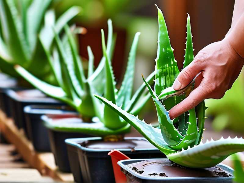 How to maintain low humidity for aloe cutting wound healing