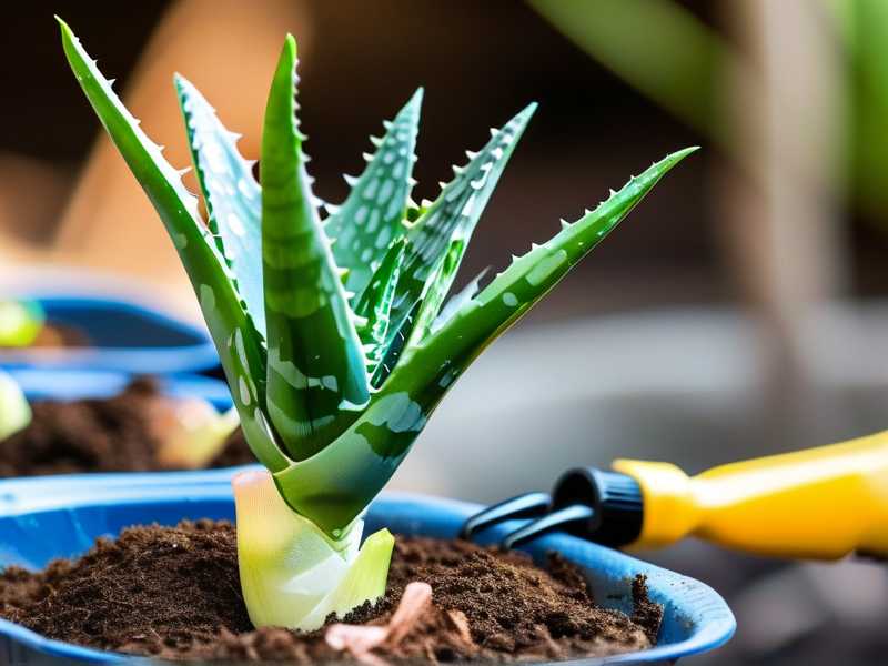 How to optimize soil for aloe cutting rooting acceleration