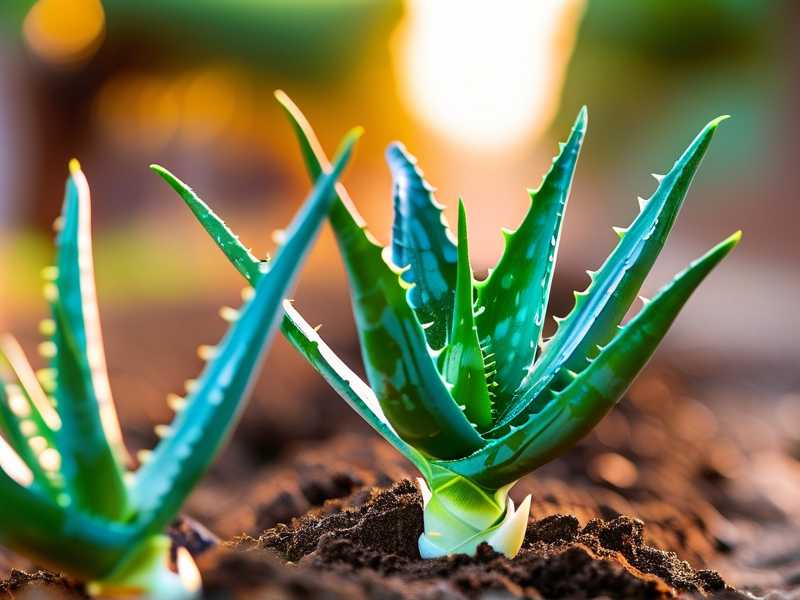 How to optimize soil for aloe cutting rooting acceleration(1)