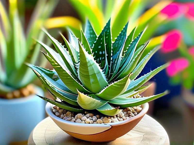 How to maintain bushy aloe clusters via regular trimming