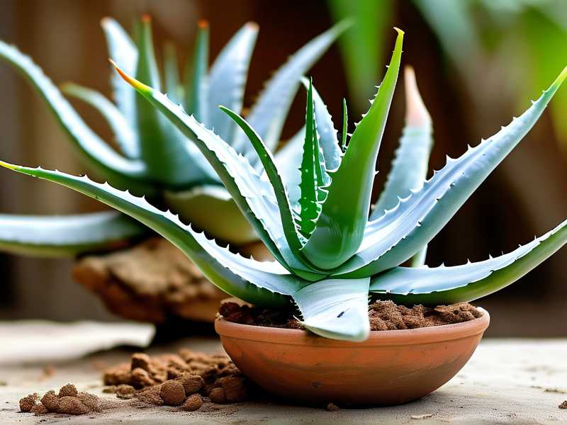 How to protect aloe pruning wounds from dust pollution(1)