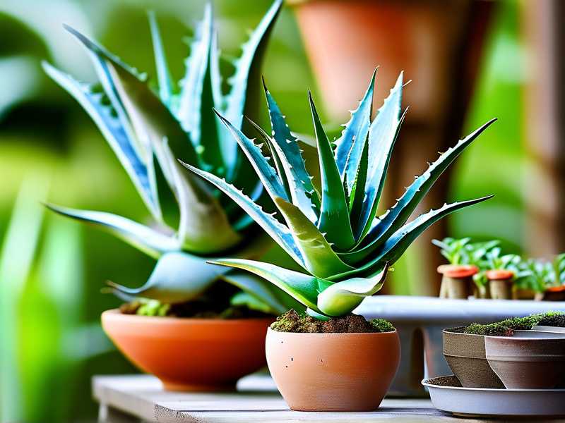 How to adjust light for aloe post-pruning recovery growth