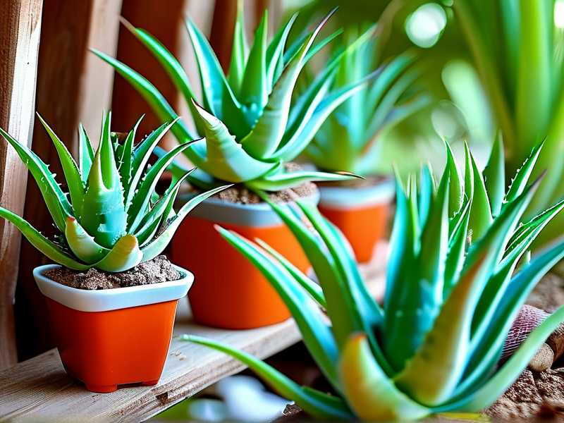 How to trim lopsided aloe foliage for balanced growth