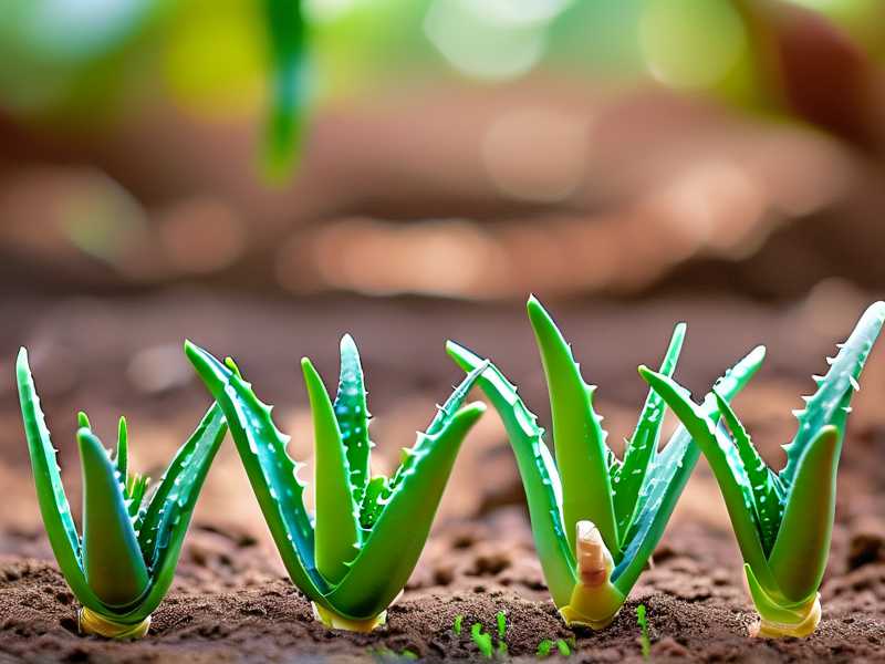 How to adjust soil moisture for aloe seedling propagation(1)