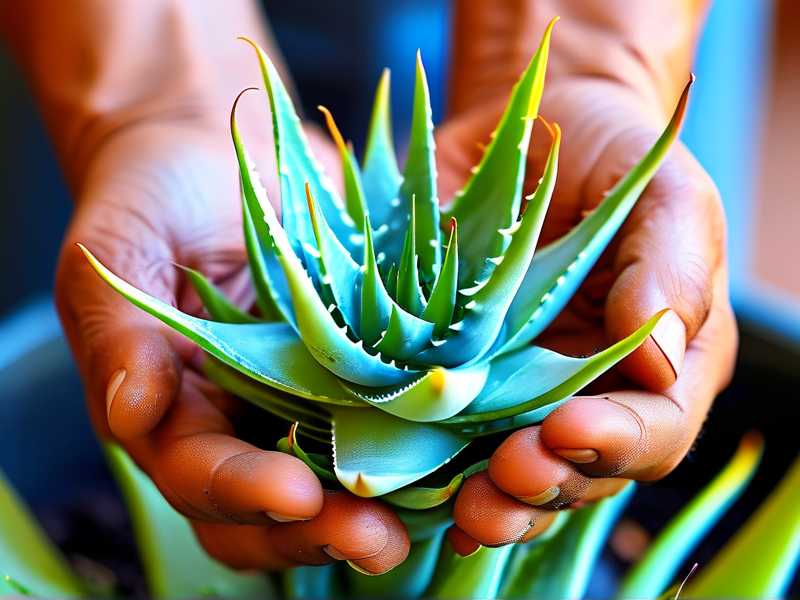 How to trim redundant growth to optimize aloe propagation
