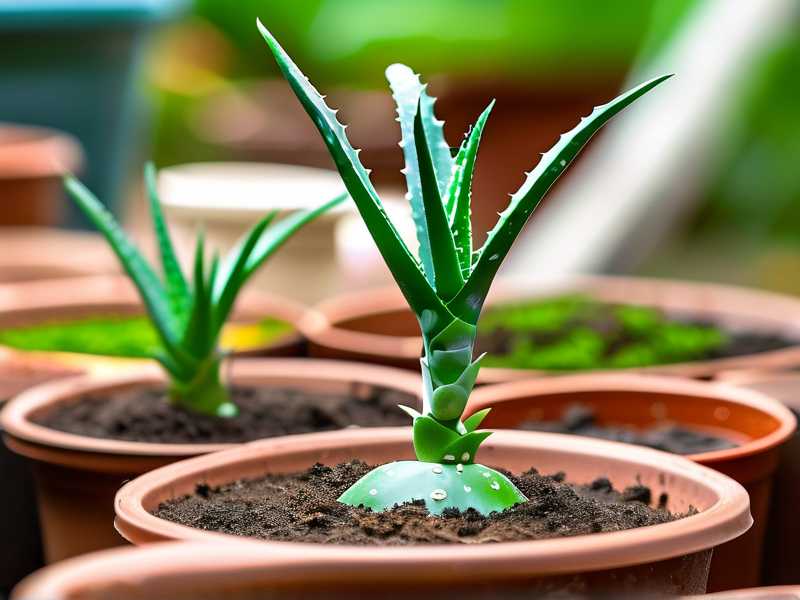 How to select clean soil for aloe pup and cutting planting