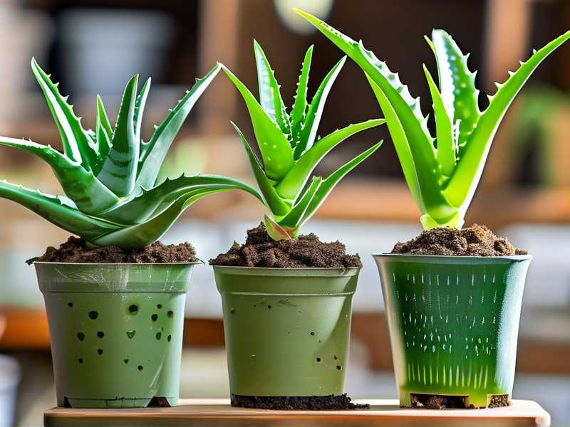 How to select clean soil for aloe pup and cutting planting(1)