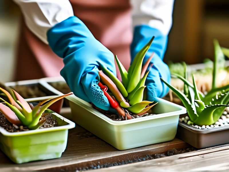 How to clean propagation tools to avoid aloe infection