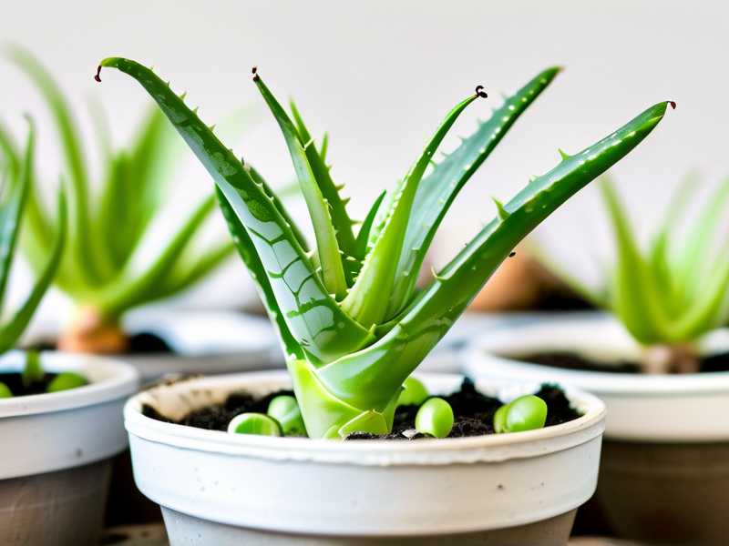 How to supplement mild nutrients for rooted aloe seedlings