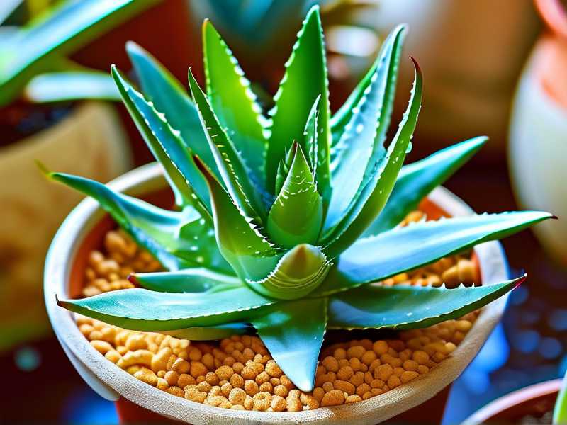 How to adjust watering for newly propagated aloe plants