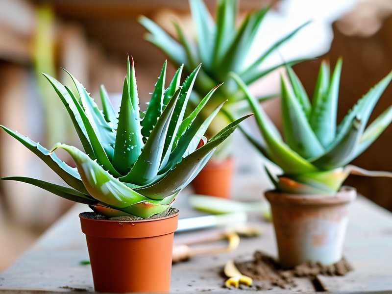 How to select robust stems for aloe cutting propagation