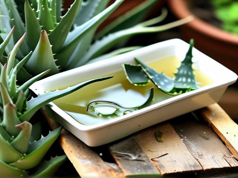 How to dry aloe cutting wounds to prevent rot