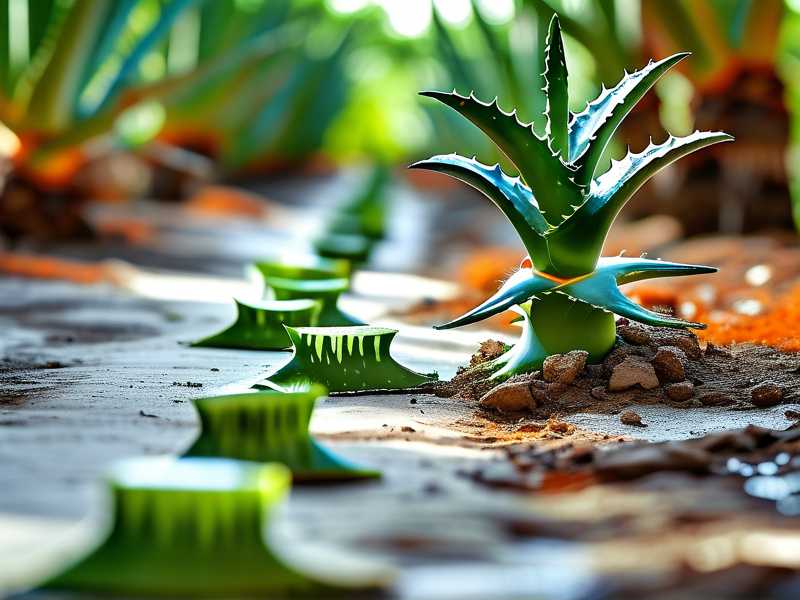 How to avoid aloe pup root damage during separation