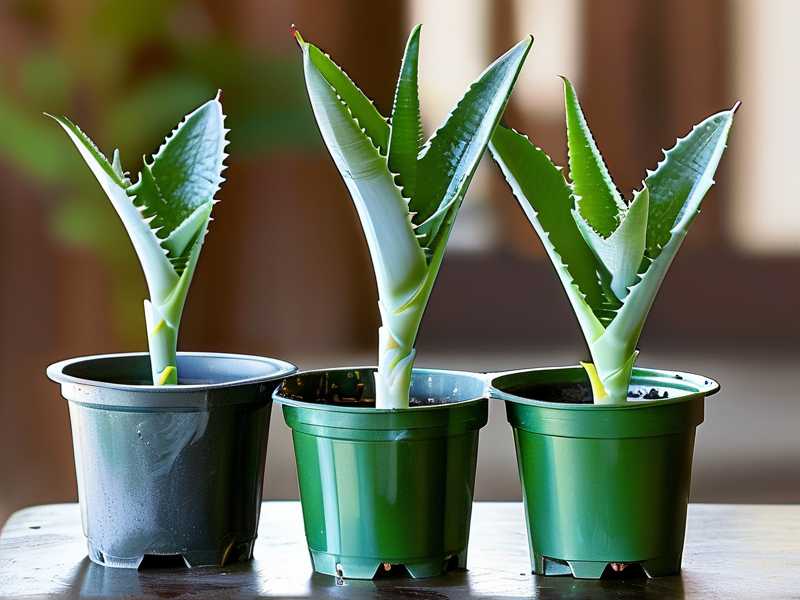 How to screen strong aloe pups for high survival rate