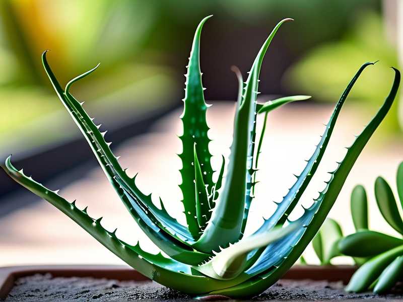 How to promote aloe pup growth by trimming old foliage