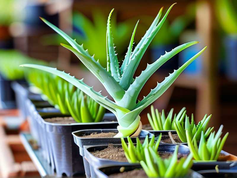 How to shape young aloe seedlings for bushy growth