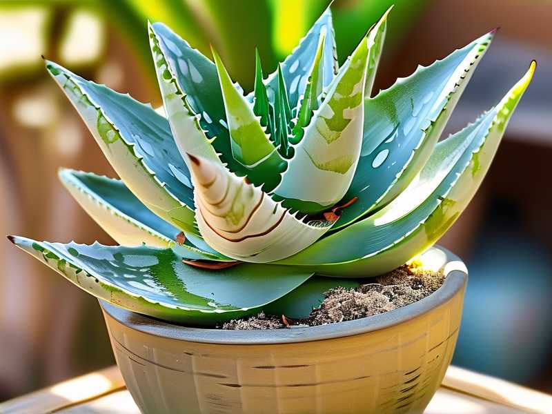How to trim sparse outer leaves to thicken aloe clusters