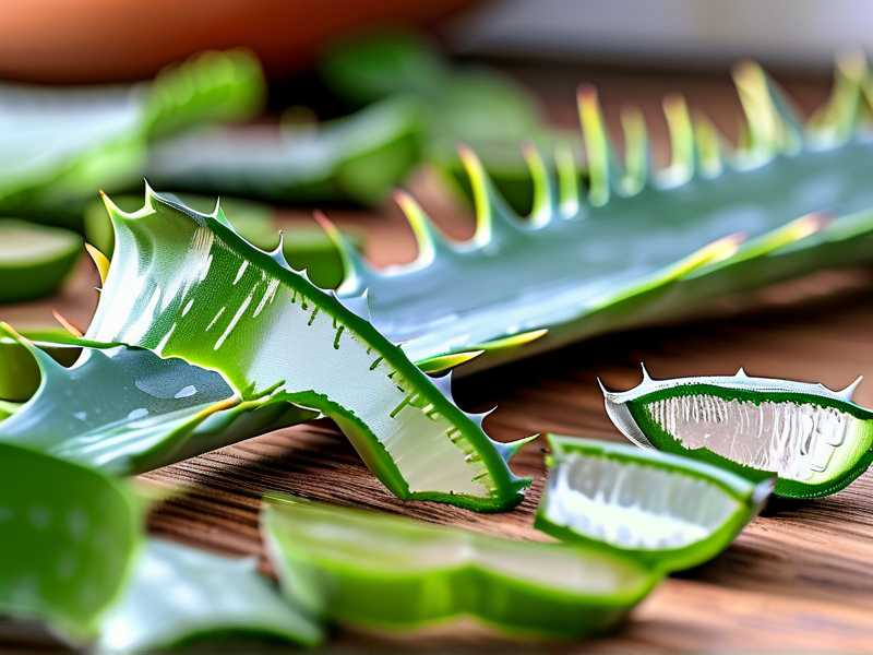 How to trim damaged aloe leaves to avoid growth impact
