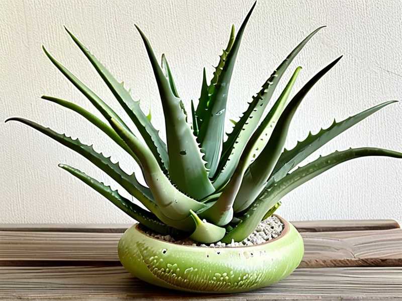 How to shape potted aloe vera for ornamental display