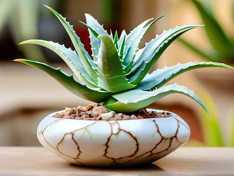 How to clean up withered foliage for neat aloe shape(1)