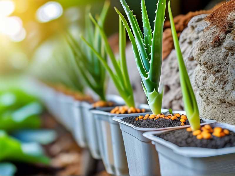 How to suspend fertilization for aloe seedling adaptation