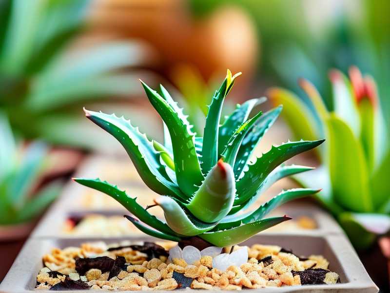 How to resume nutrient supply for spring aloe growth