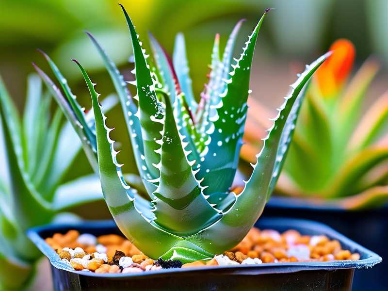 How to suspend fertilization for stressed aloe plants