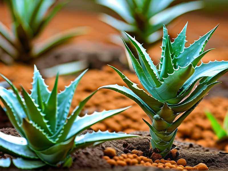 How to supplement soil nutrients before aloe dormancy