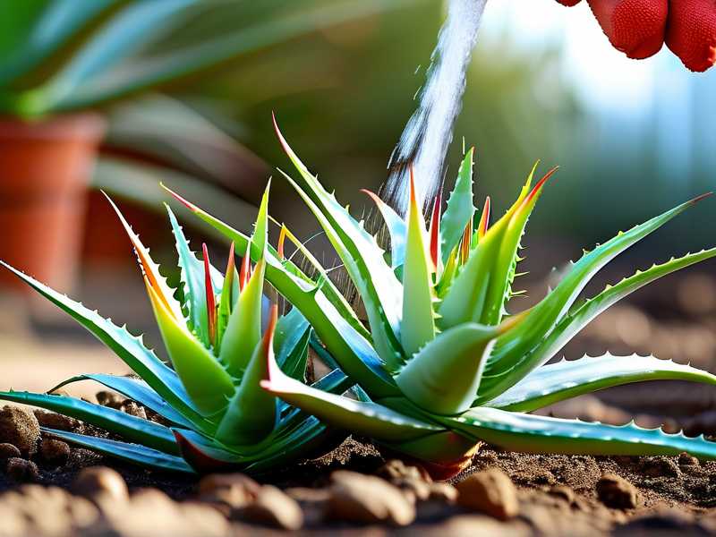 How to apply light fertilization for aloe maintenance