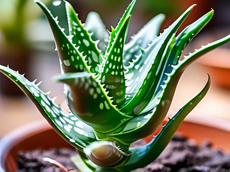 How to apply targeted fertilizer for aloe leaf thickening