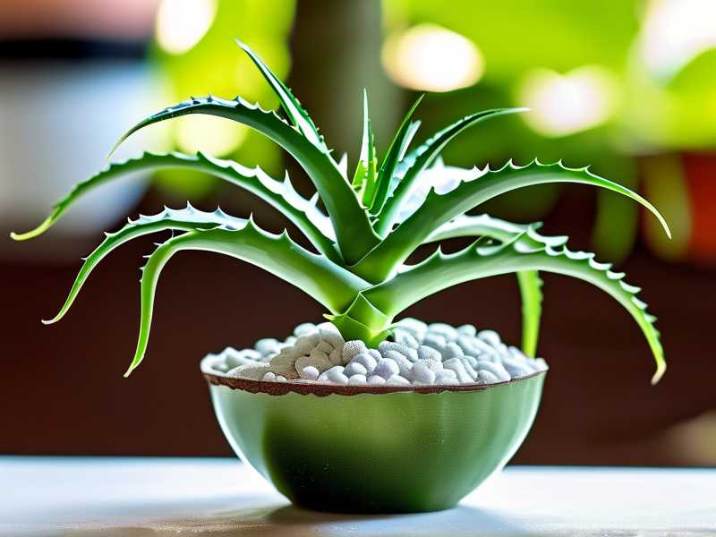 How to fix stunted aloe growth from nutrient imbalance