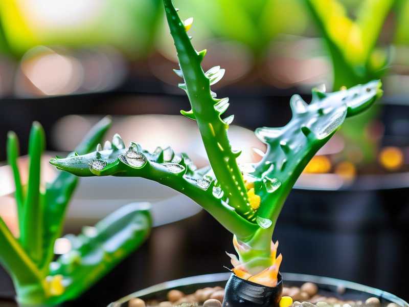 How to apply growth fertilizer for aloe sprouting season