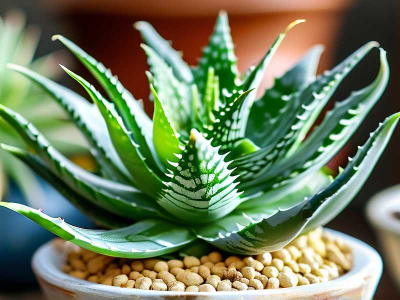 How to apply mild organic fertilizer for indoor aloe vera
