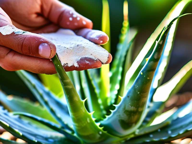 How to apply topdressing to thicken aloe foliage(1) How to apply topdressing to thicken aloe foliage(1)