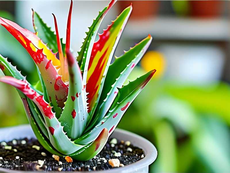 How to apply mild fertilizer to boost aloe new leaf growth