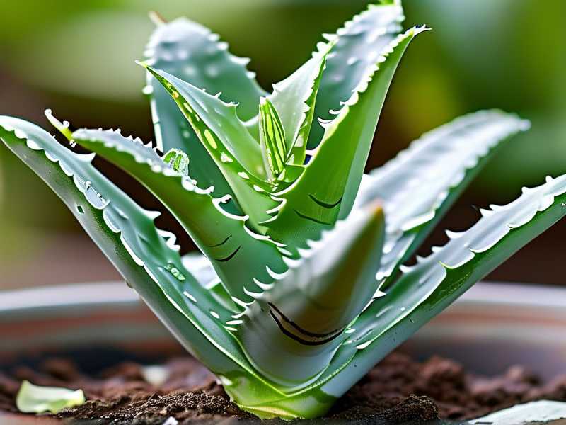 How to apply mild fertilizer to boost aloe new leaf growth(1)