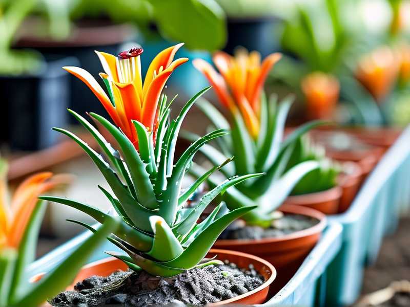 How to refresh planting medium for aging aloe recovery