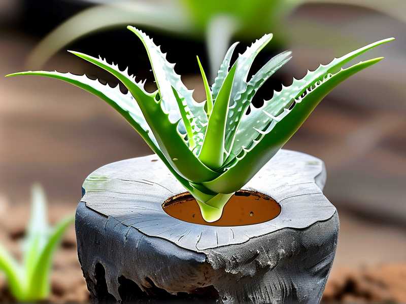 How to adjust pot size according to aloe root spread range