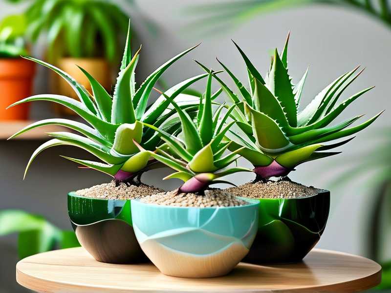How to optimize pot structure to prevent aloe tilting